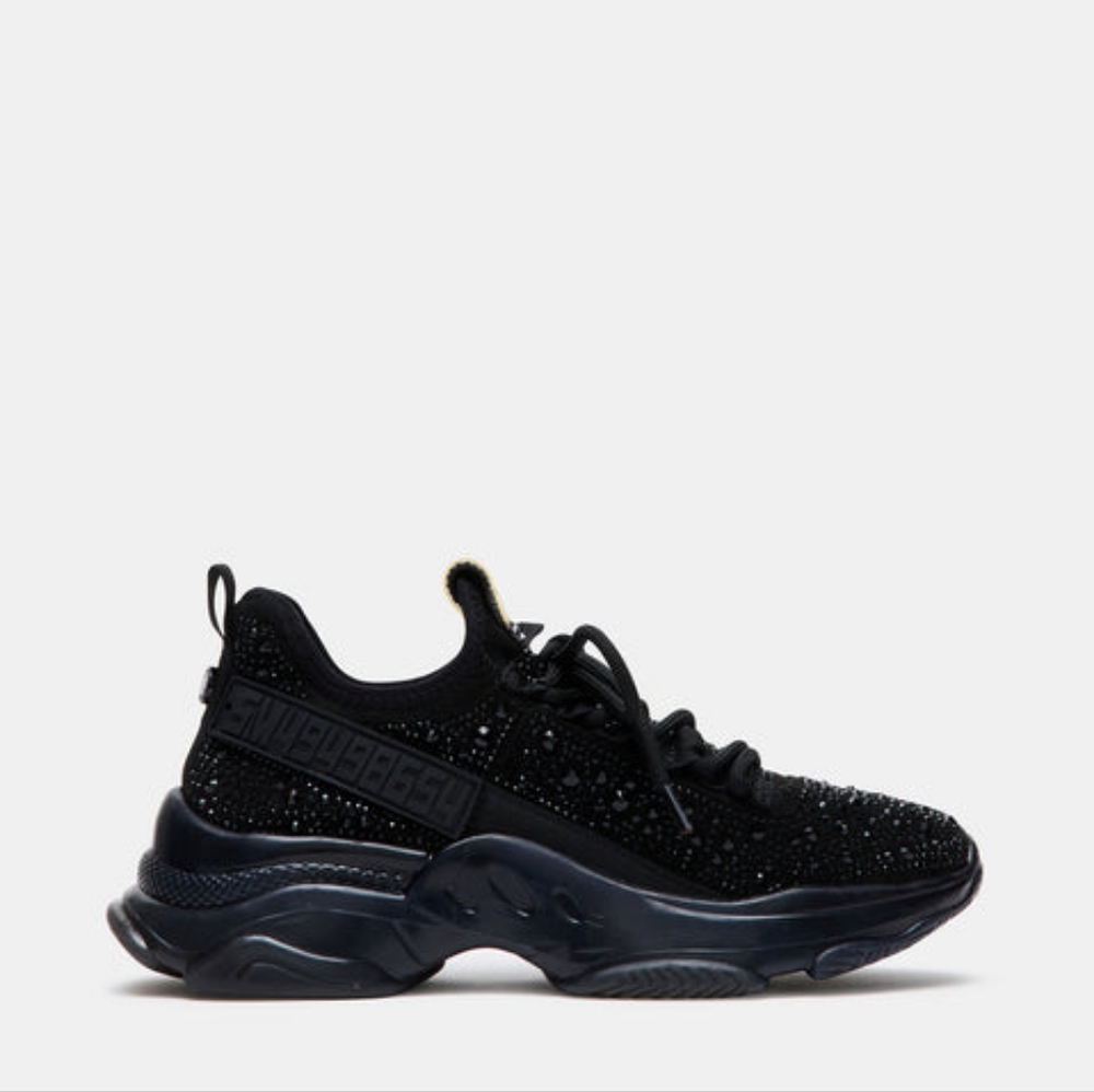 STEVE MADDEN - MAXIMA BLACK RHINESTONES